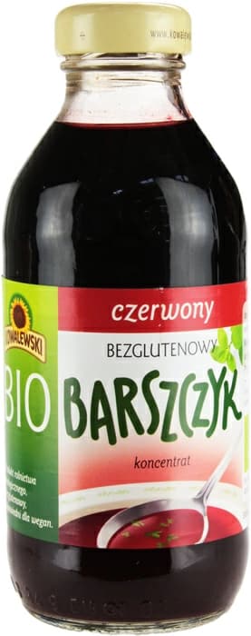 Barszczyk czerwony koncentrat bezglutenowy BIO 320 ml