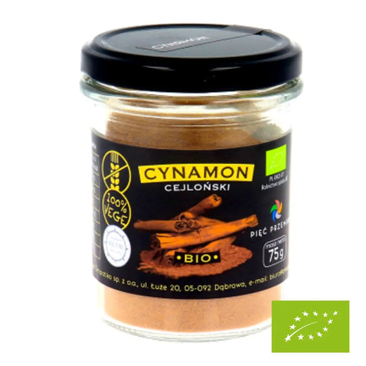 Cynamon cejloński bezglutenowy BIO 75 g