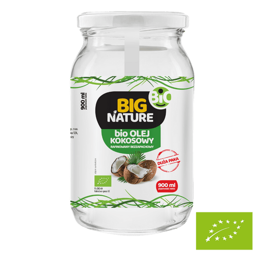 Olej kokosowy rafinowany BIO 900 ml