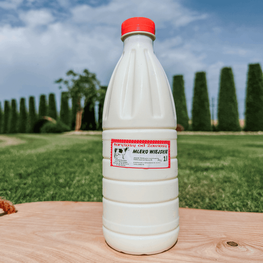 Mleko wiejskie niepasteryzowane ok. 4% 1 l