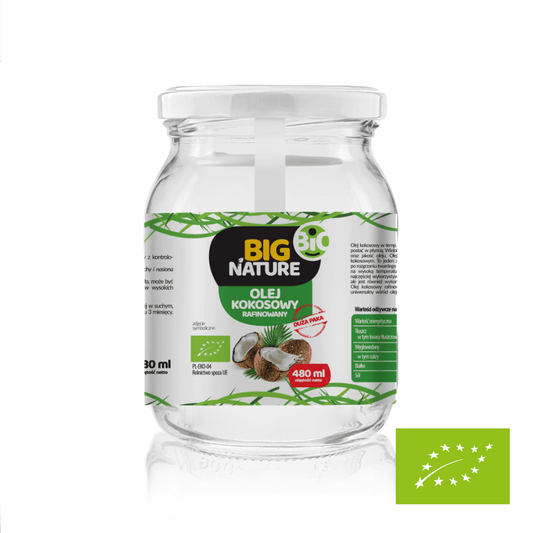 Olej kokosowy rafinowany BIO 480 ml